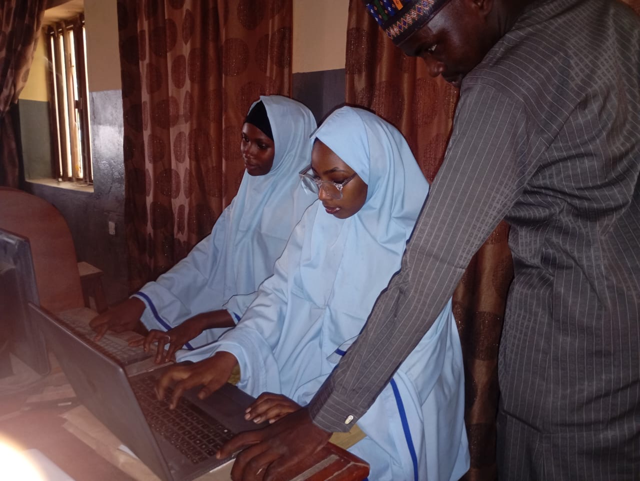 Students engaged in learning